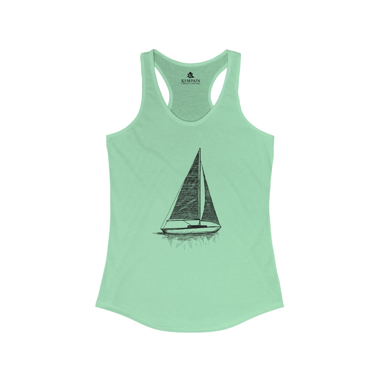 ⛵ Sailboat Racerback Tank Top