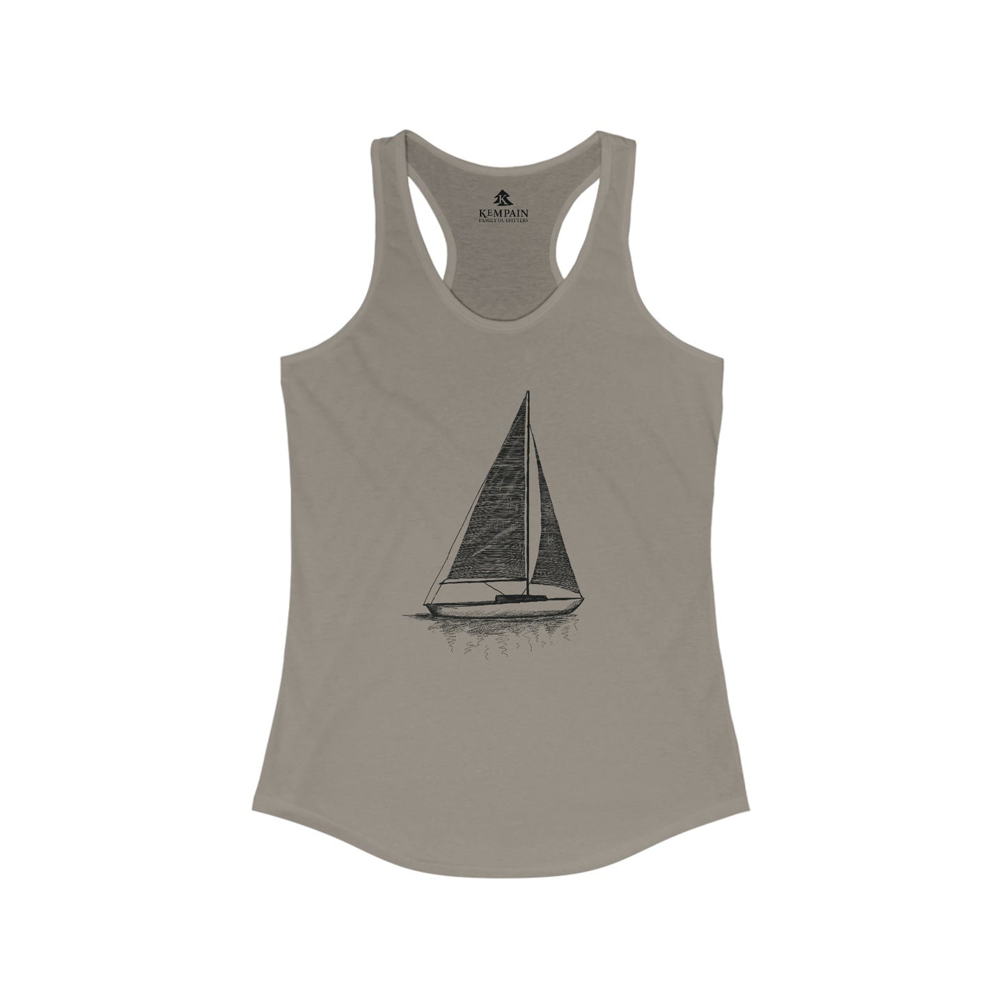 ⛵ Sailboat Racerback Tank Top