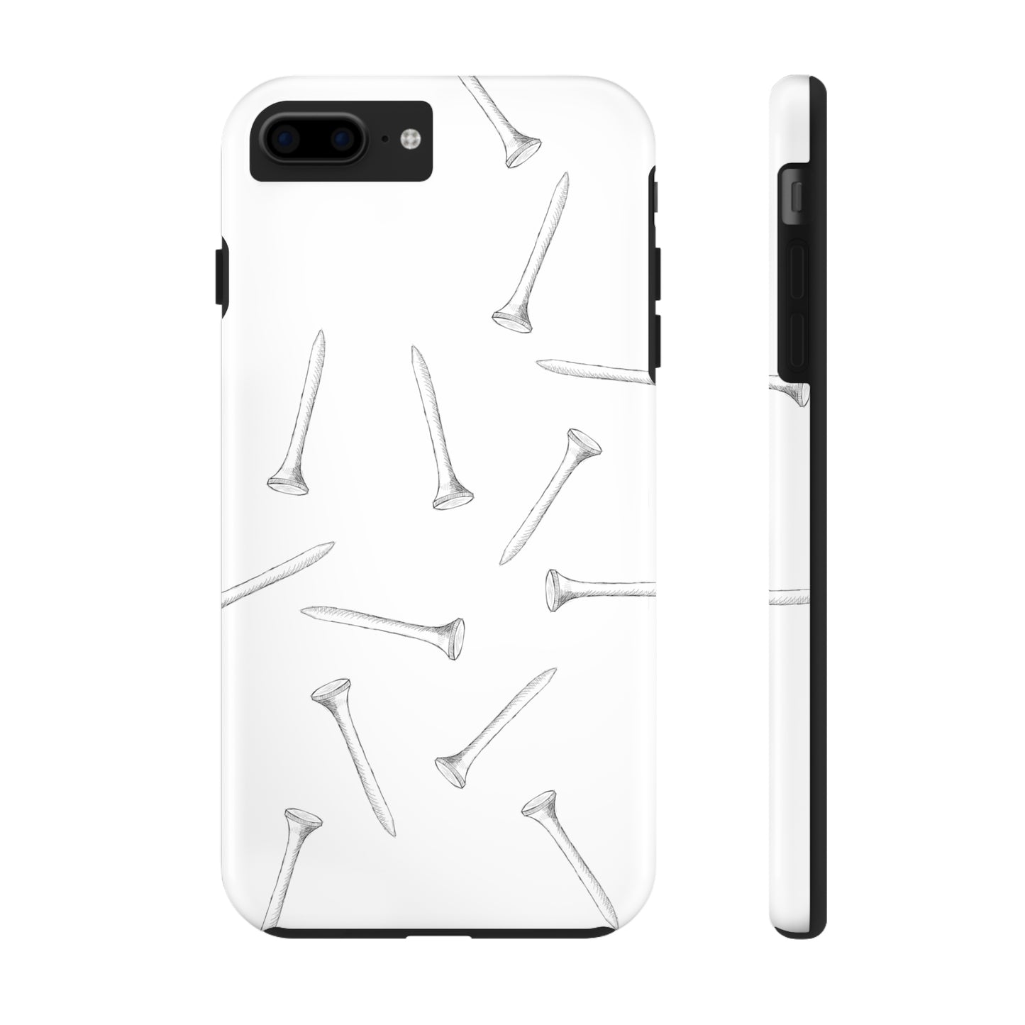 Tough Phone Cases - Golf Tee Pattern