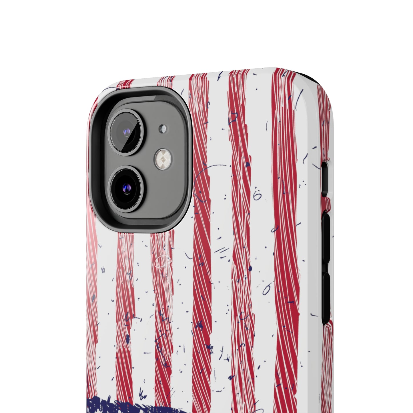 Tough Phone Cases - American Flag Illustration