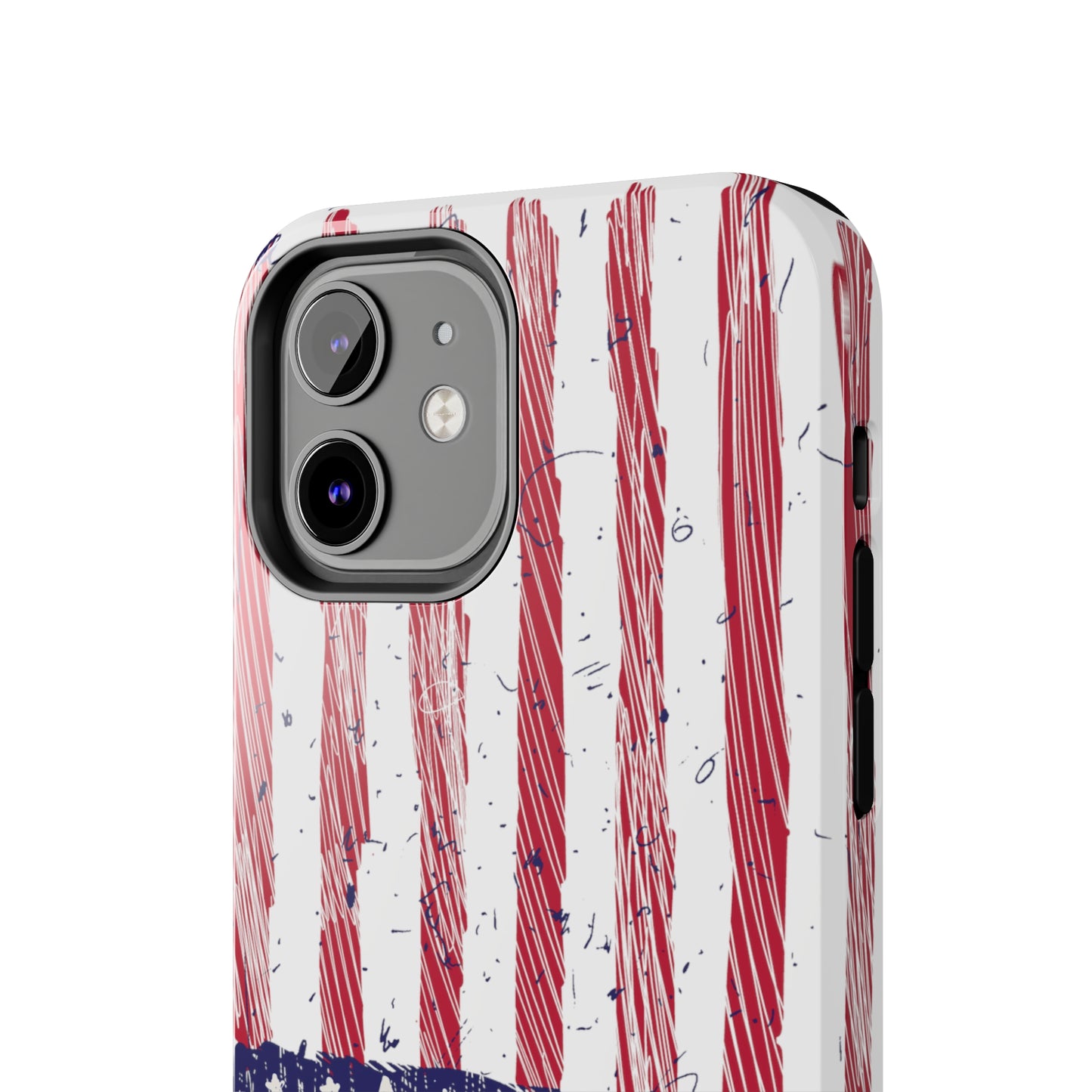 Tough Phone Cases - American Flag Illustration