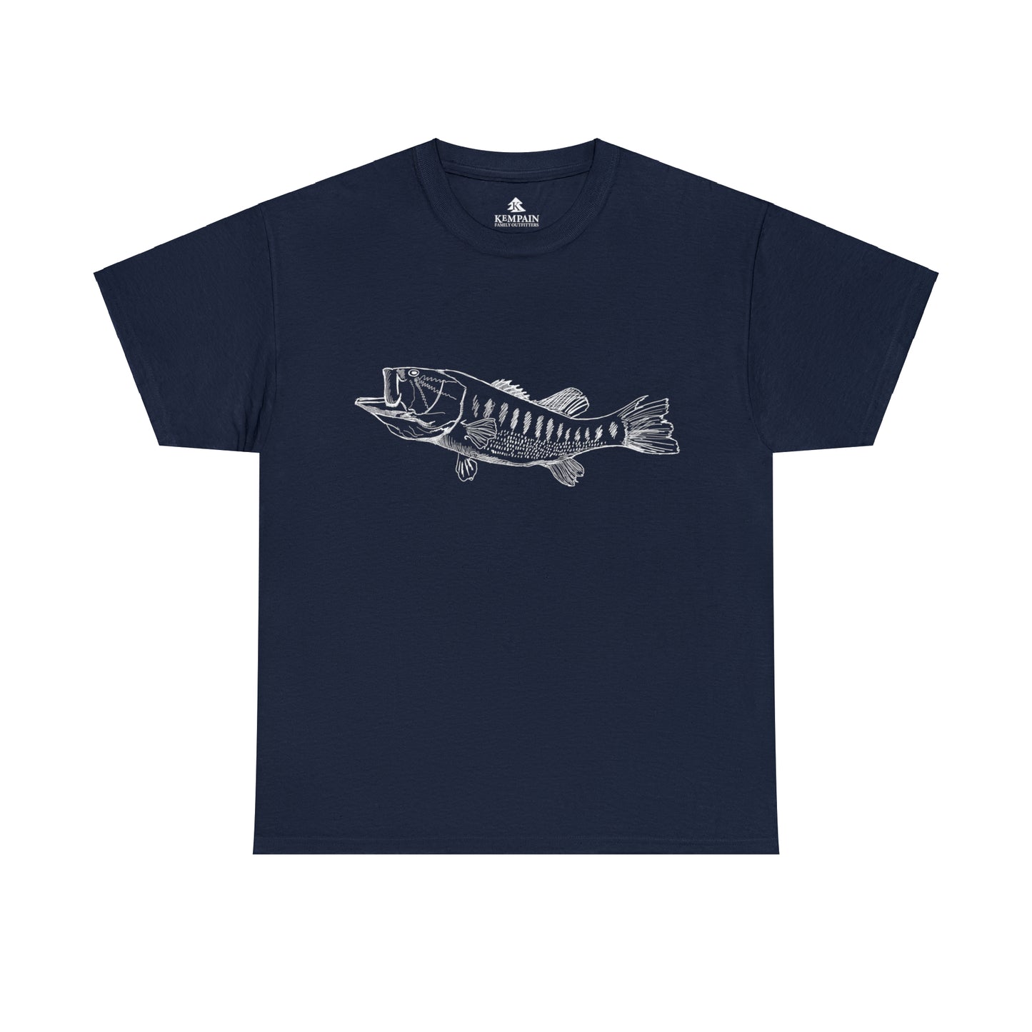 Largemouth Bass Graphic — Adult Heavy Cotton Tee