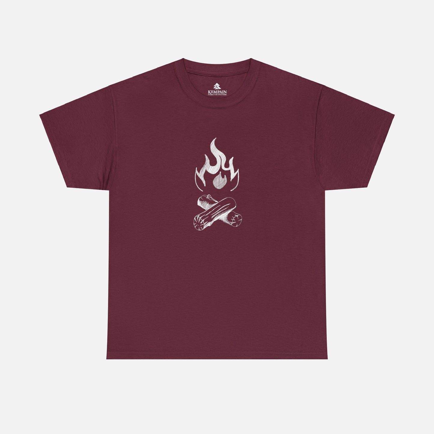 🔥 Campfire Graphic T-Shirt — Heavy Cotton