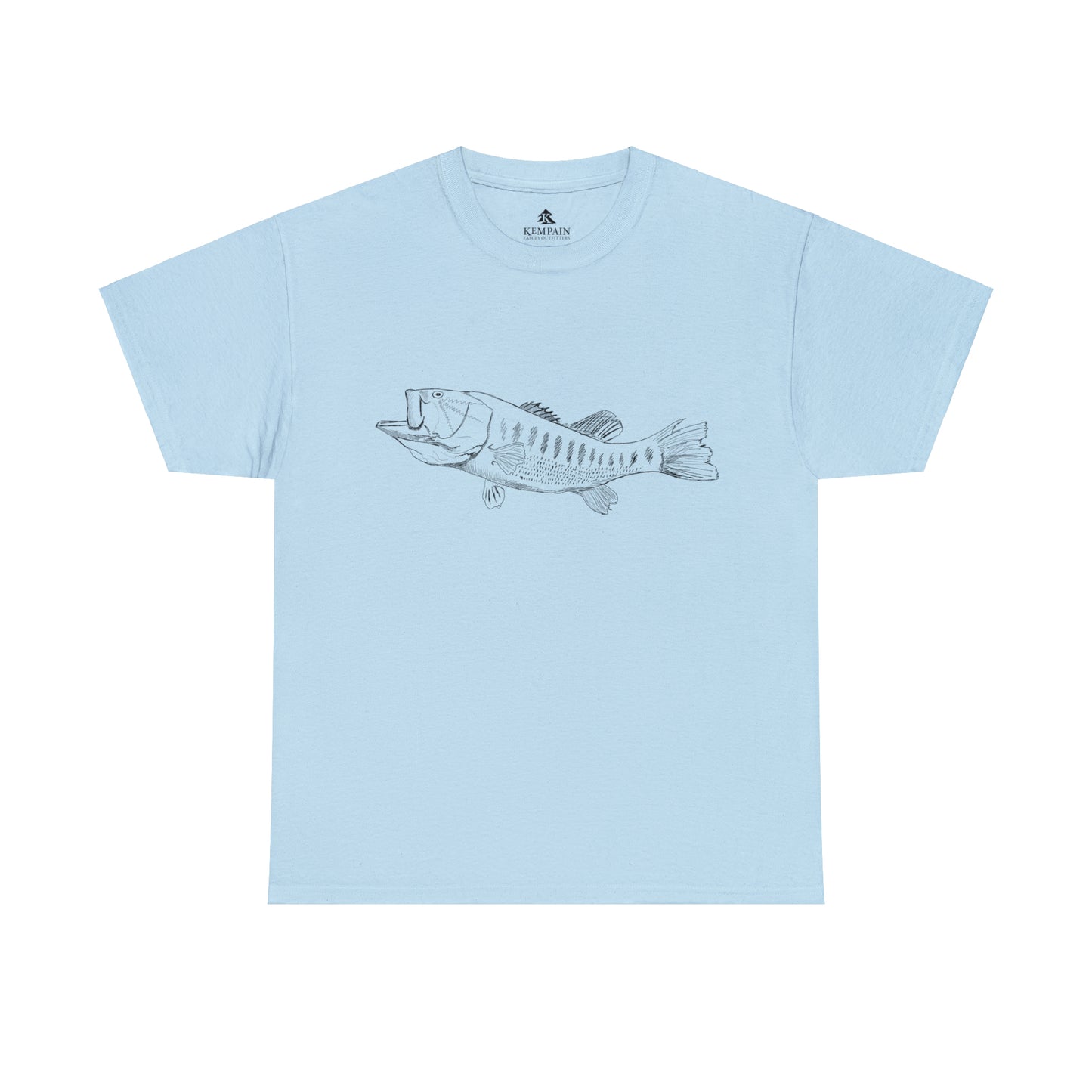 Largemouth Bass Graphic — Adult Heavy Cotton Tee