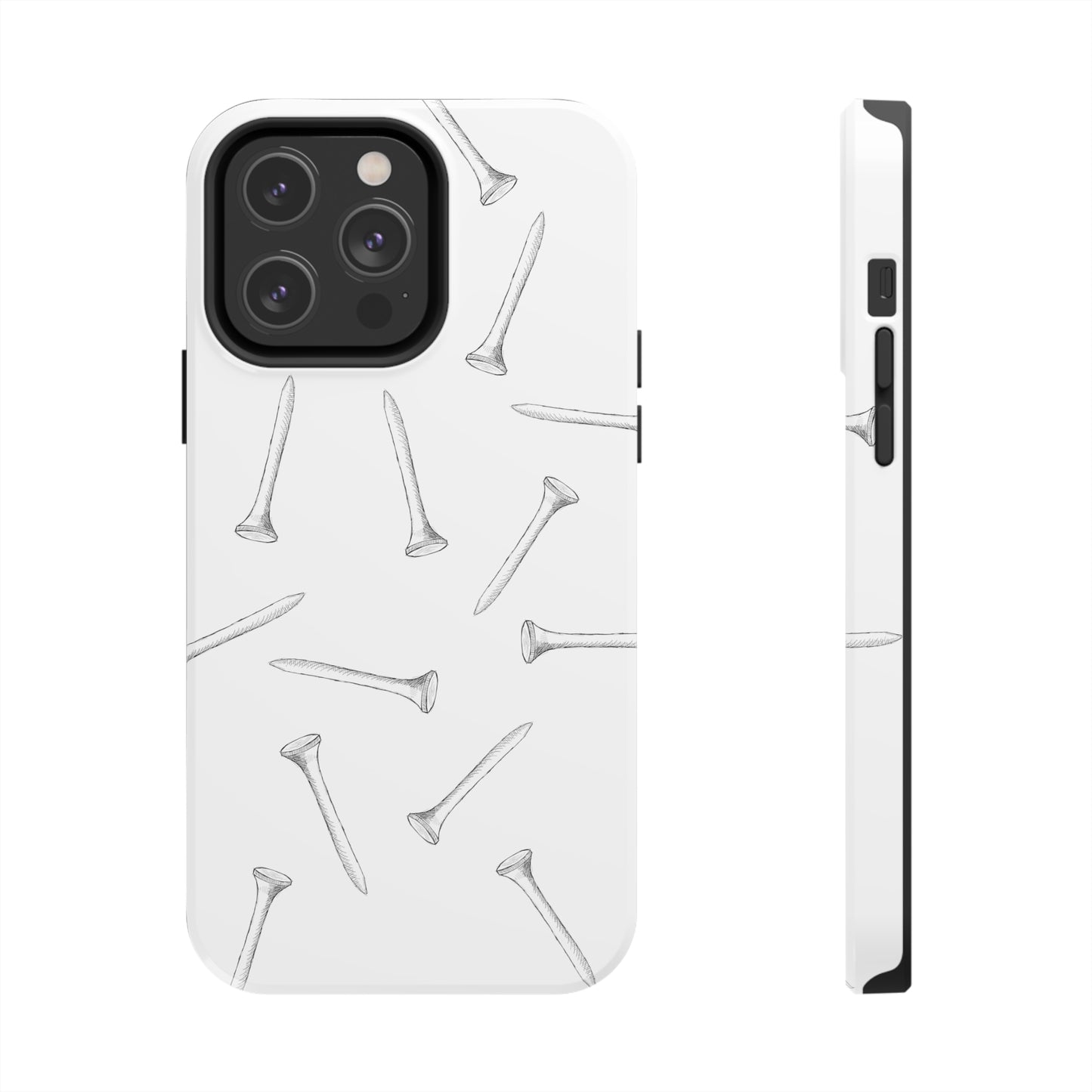 Tough Phone Cases - Golf Tee Pattern