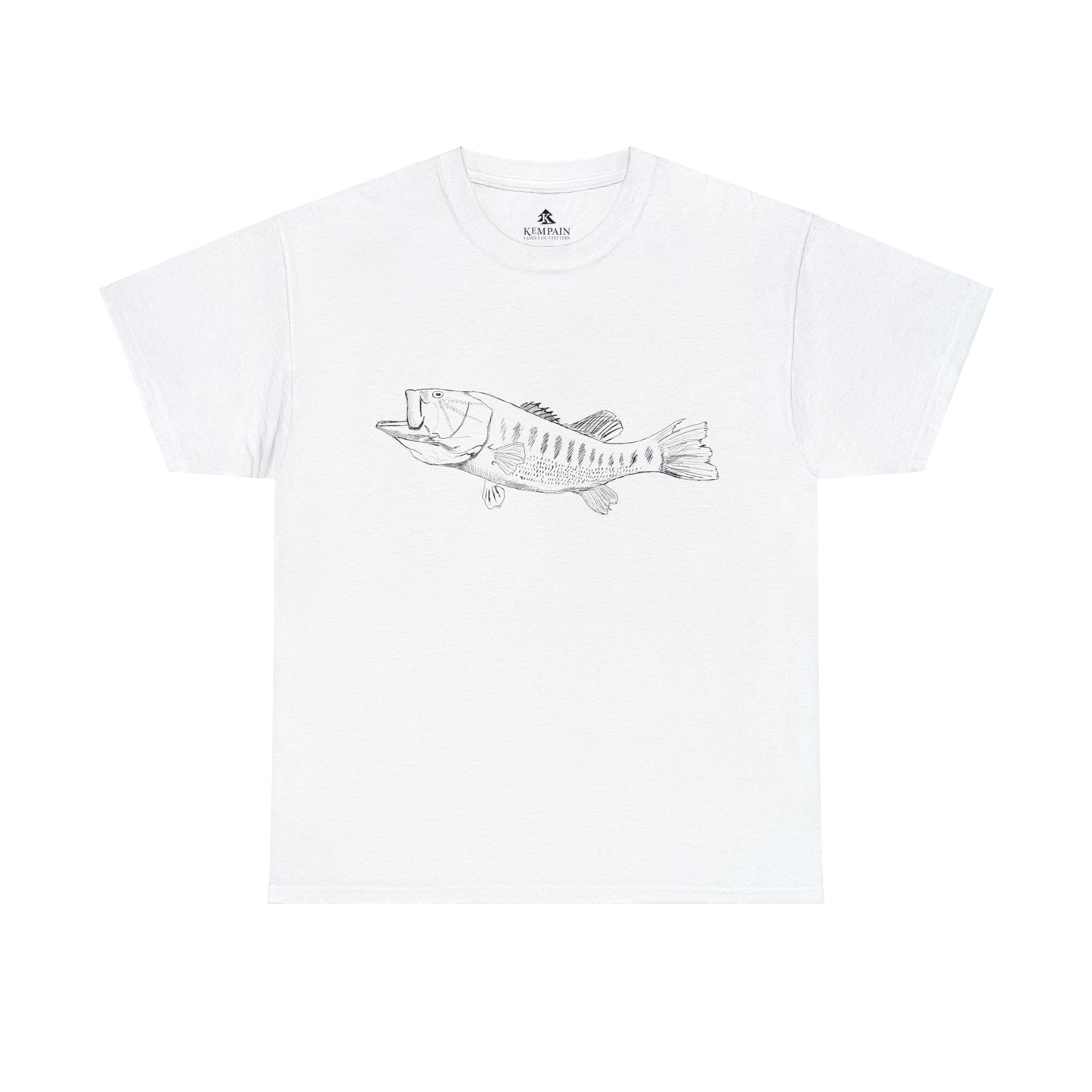 Largemouth Bass Graphic — Adult Heavy Cotton Tee