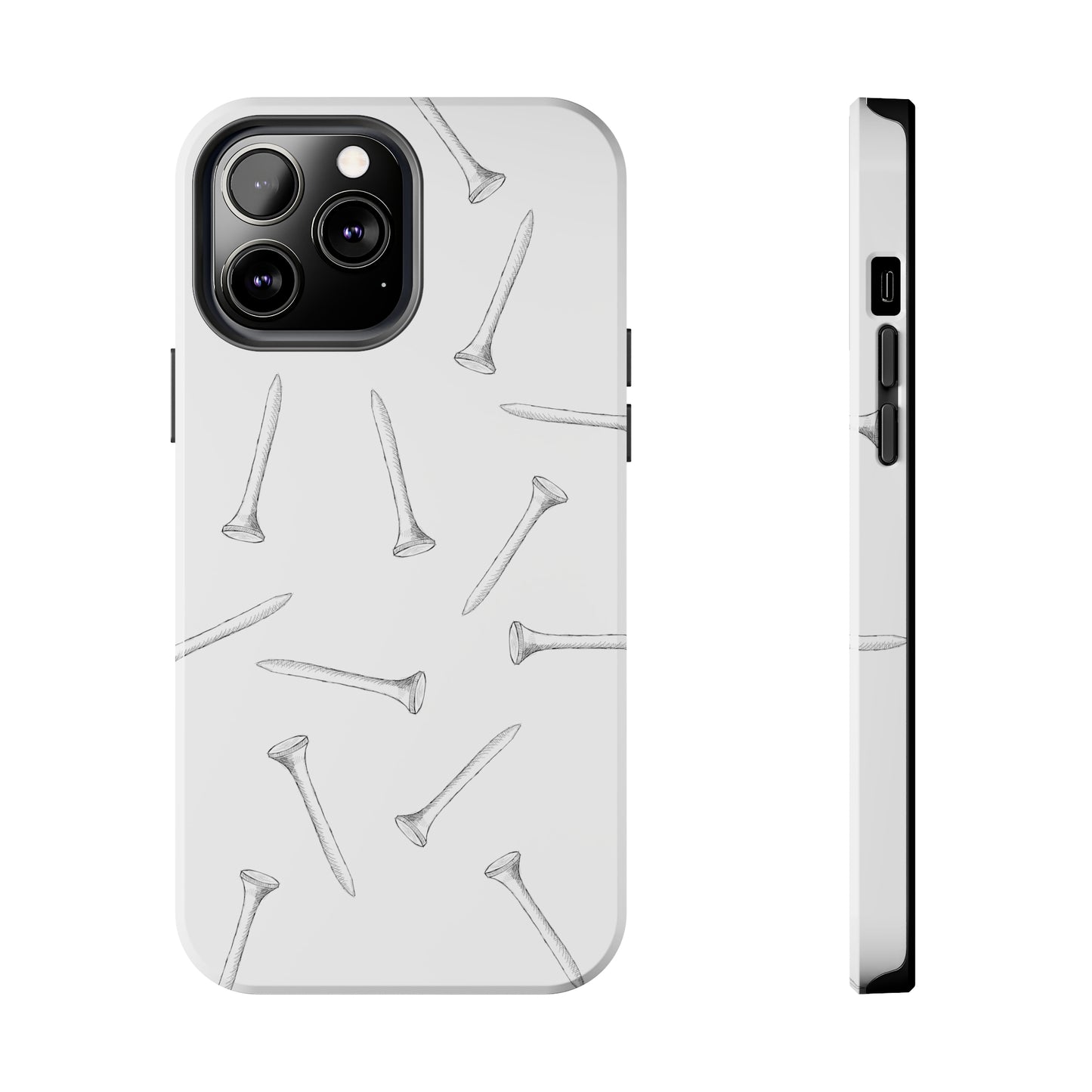 Tough Phone Cases - Golf Tee Pattern