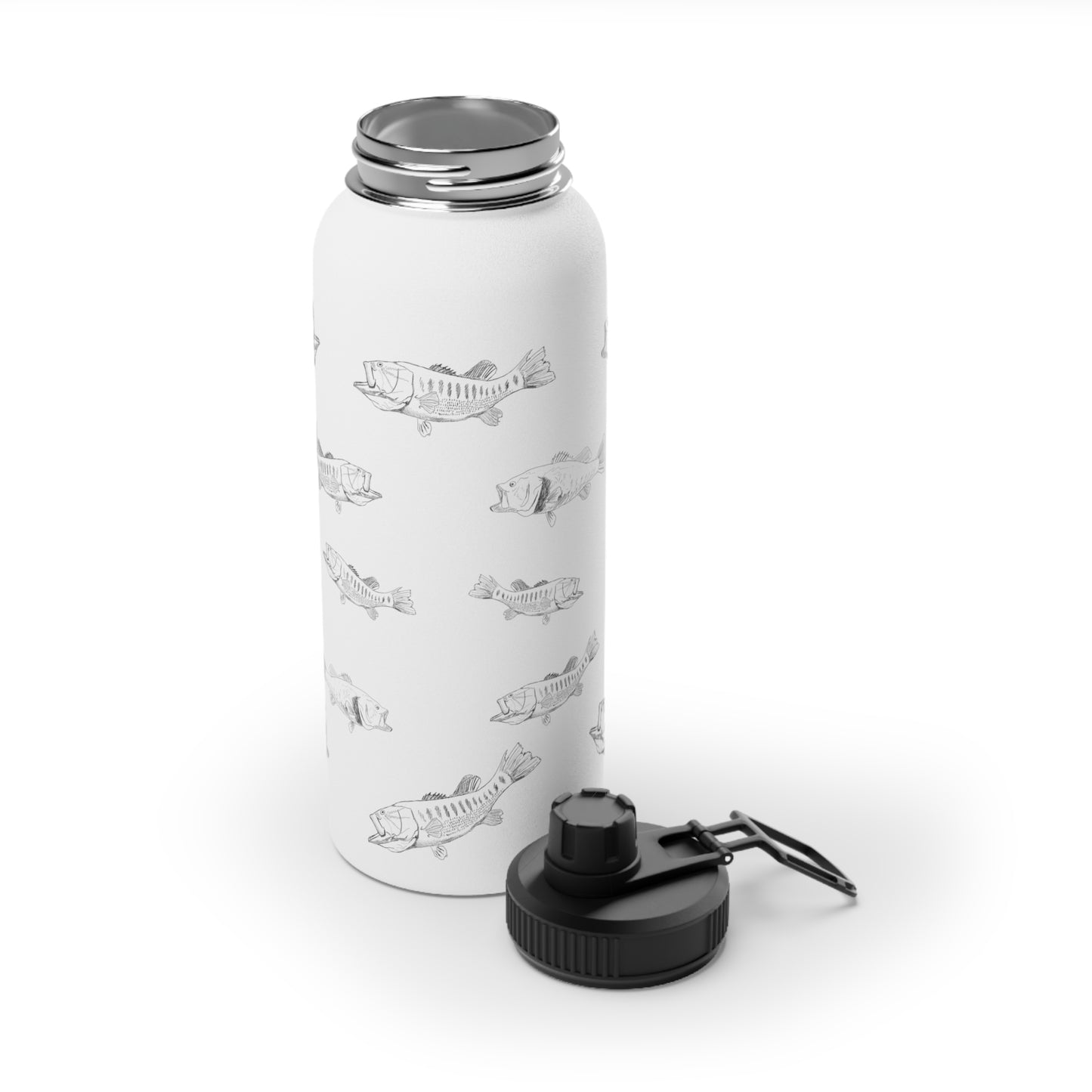 Stainless Steel Water Bottle, Sports Lid