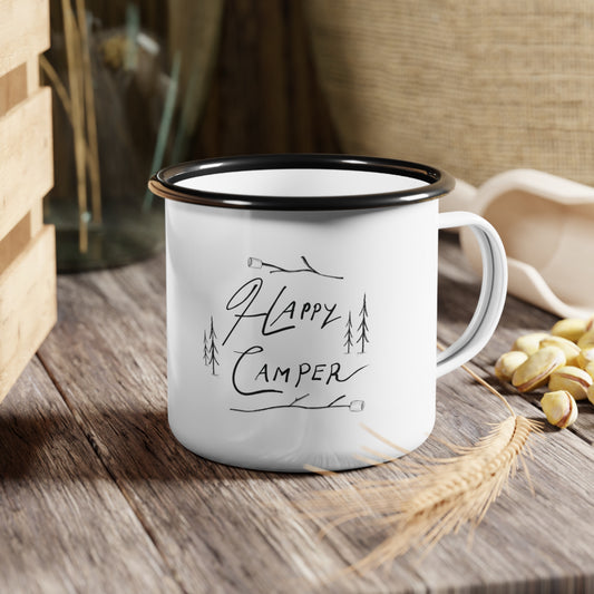 Happy Camper - Enamel Camp Cup