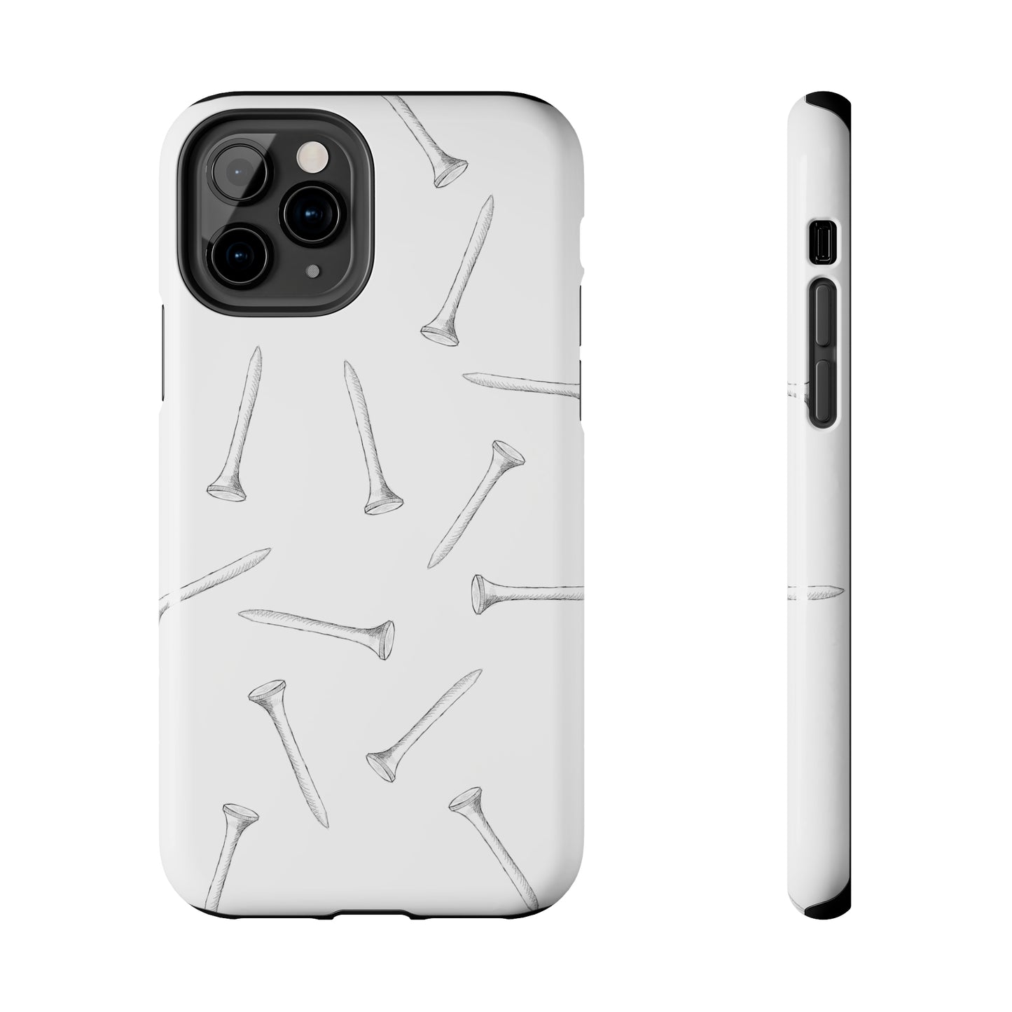 Tough Phone Cases - Golf Tee Pattern