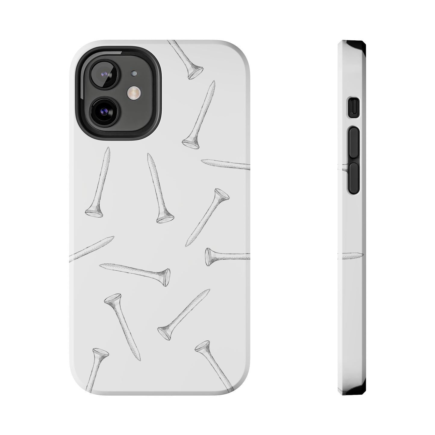 Tough Phone Cases - Golf Tee Pattern