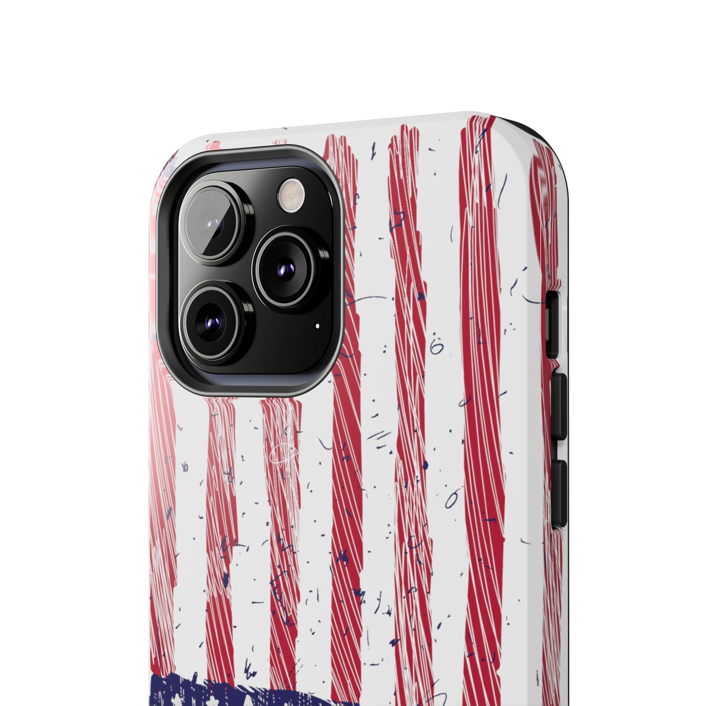 Tough Phone Cases - American Flag Illustration