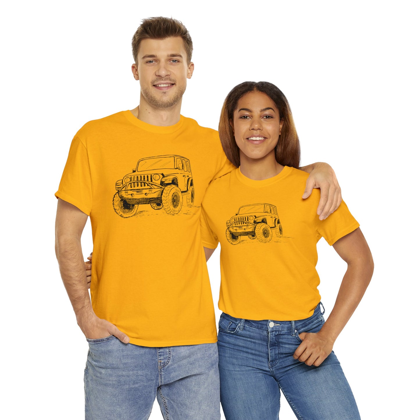 🚙 Off-Road Vehicle Graphic T-Shirt — Heavy Cotton