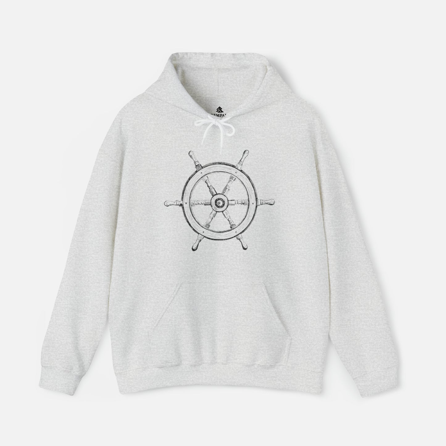 🌊 Ship Wheel Graphic Hoodie