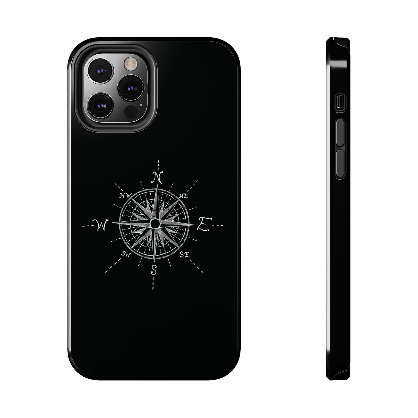 Tough Phone Cases - Compass Rose Illustration