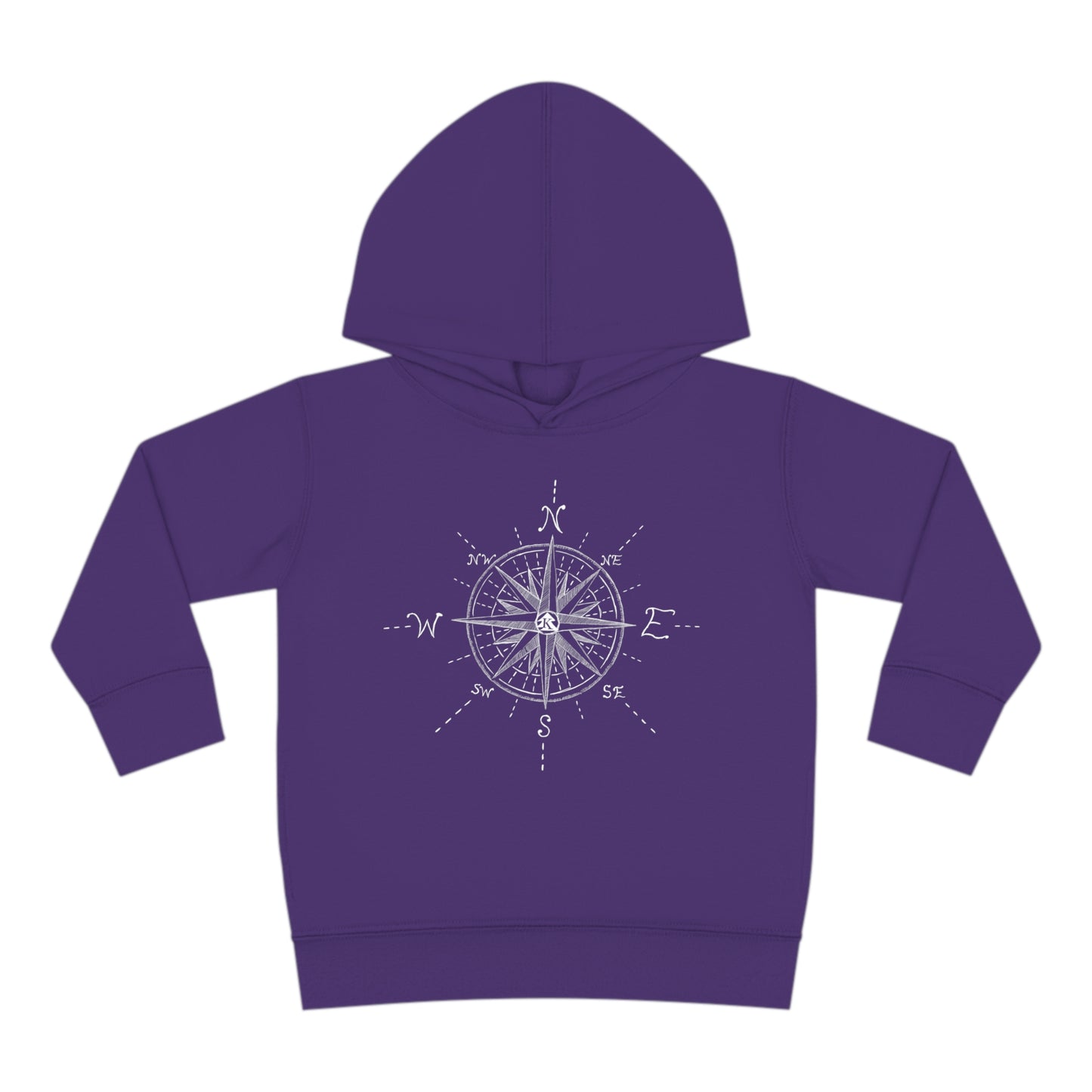 🧭 Compass Rose Illustration - Toddler Hoodie