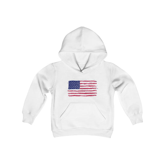 🇺🇸 American Flag Graphic - Kids Hoodie