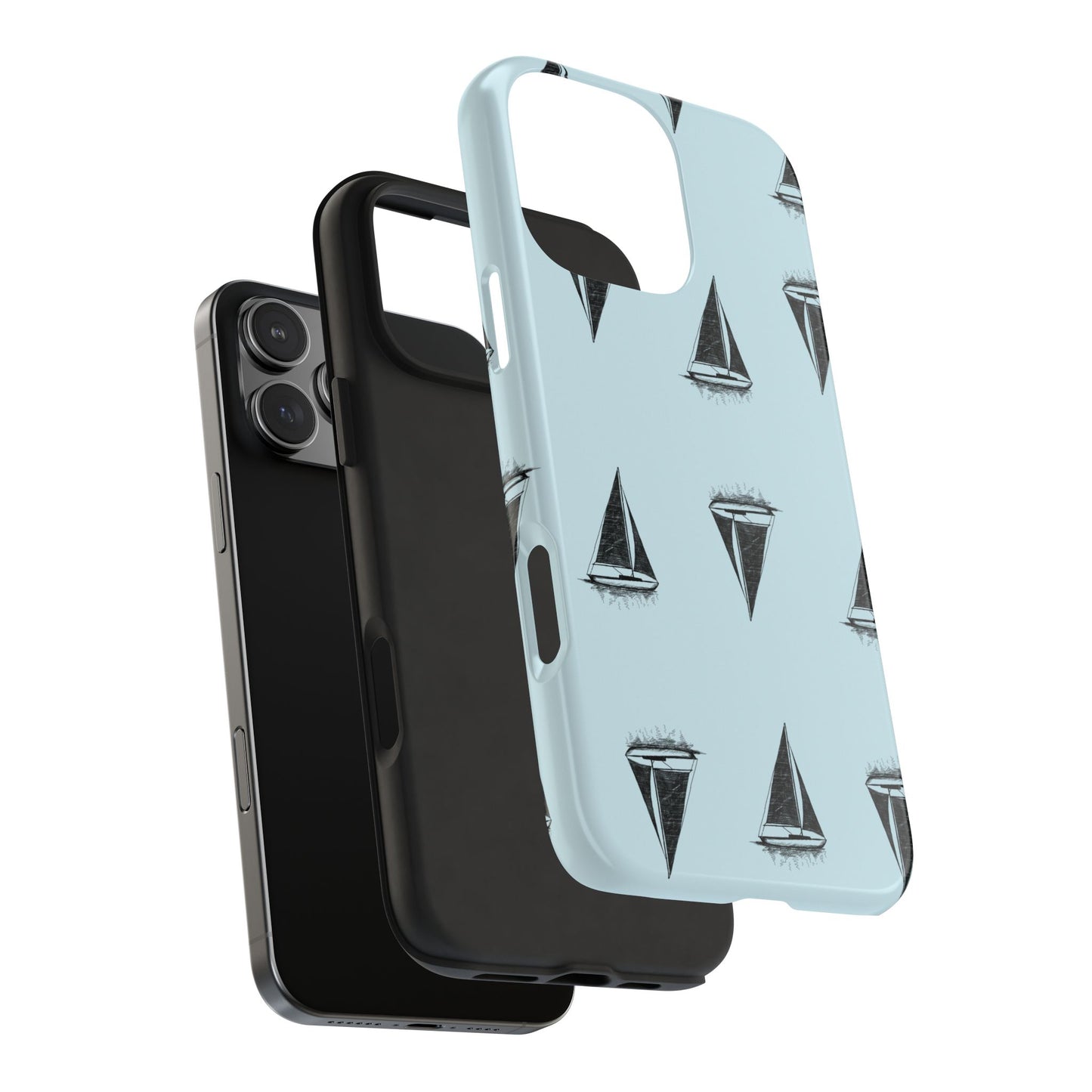 Sailboat Pattern Phone Case