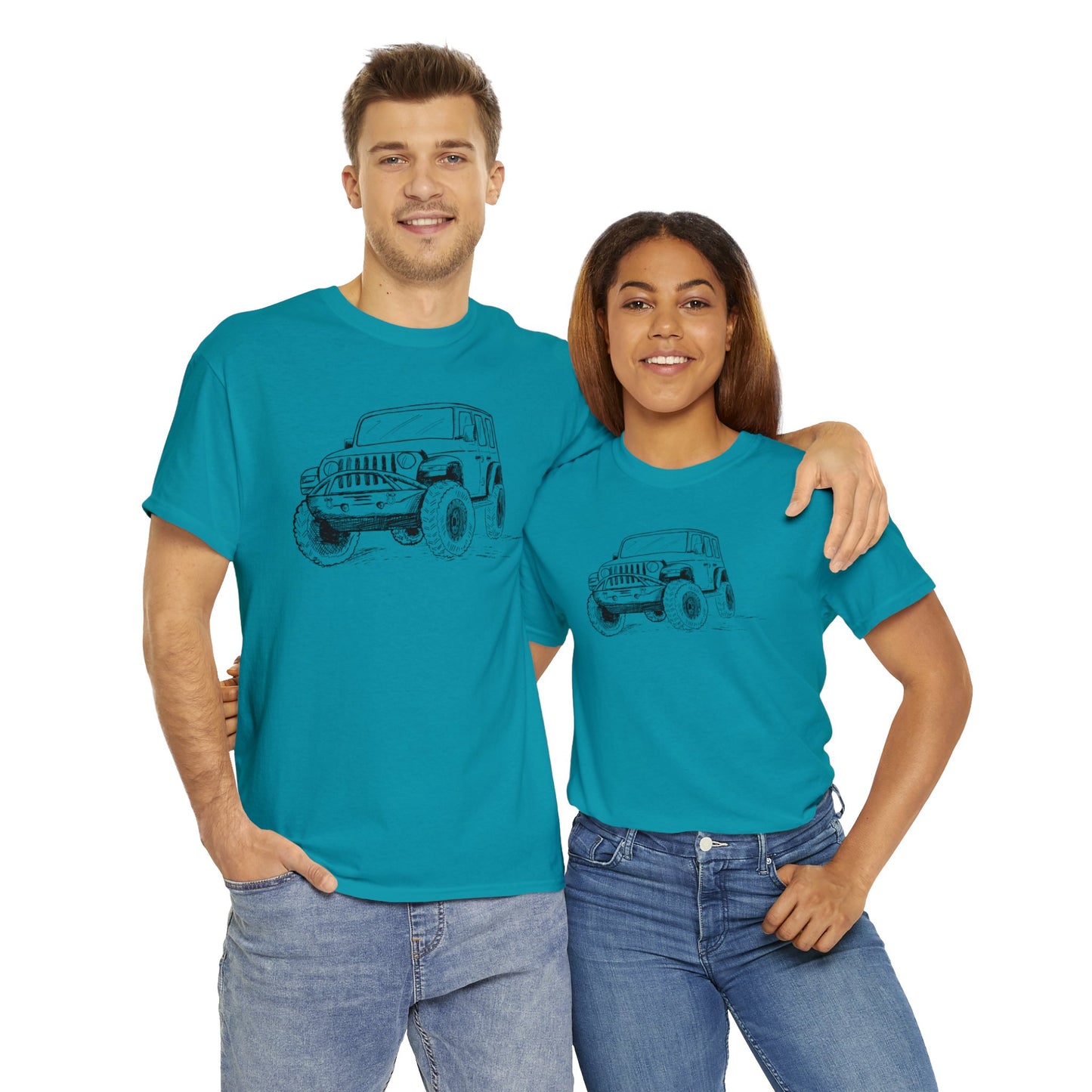 🚙 Off-Road Vehicle Graphic T-Shirt — Heavy Cotton