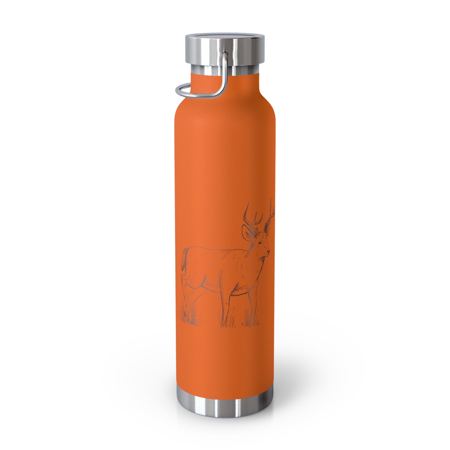 Whitetail Buck - Copper Vacuum Insulated Bottle, 22oz