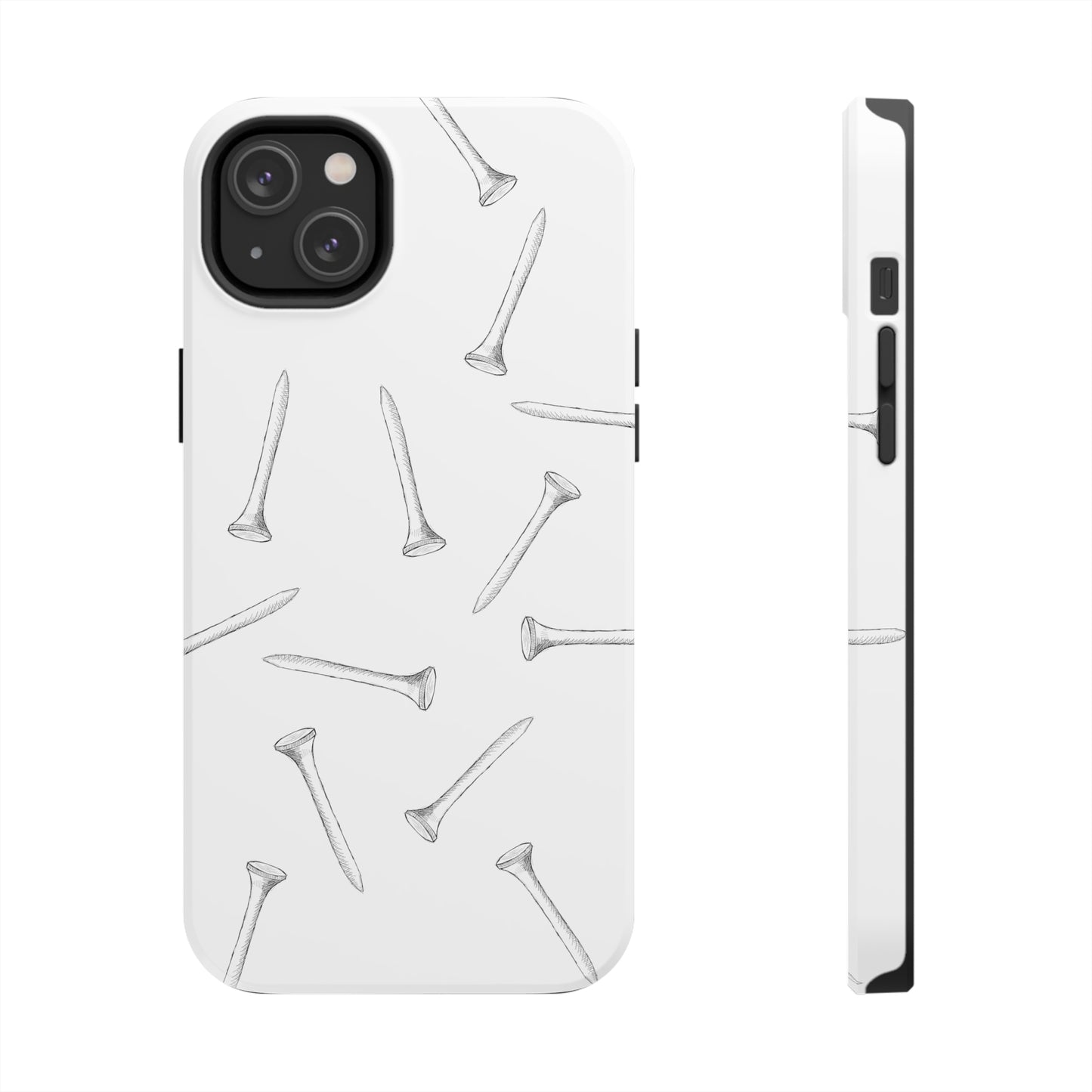 Tough Phone Cases - Golf Tee Pattern