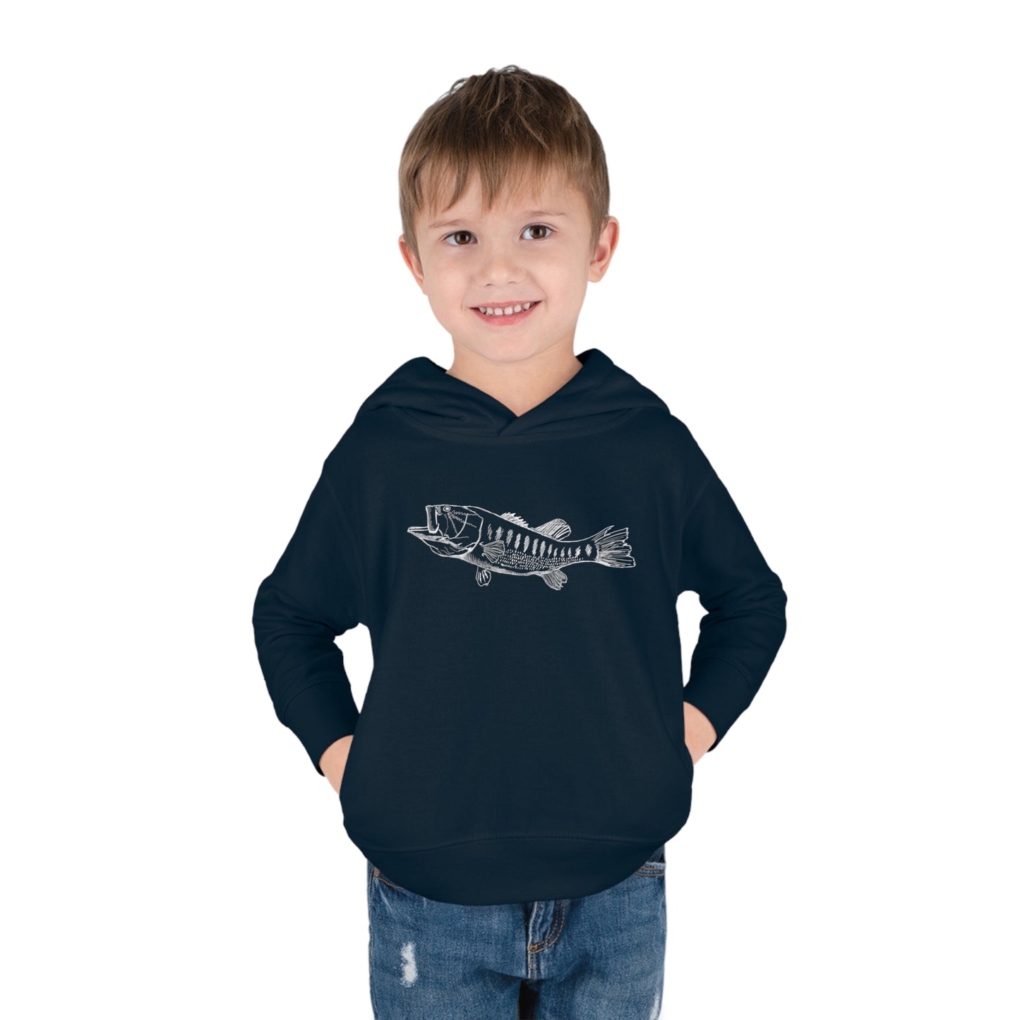 🎣 Largemouth Bass Graphic - Toddler Hoodie