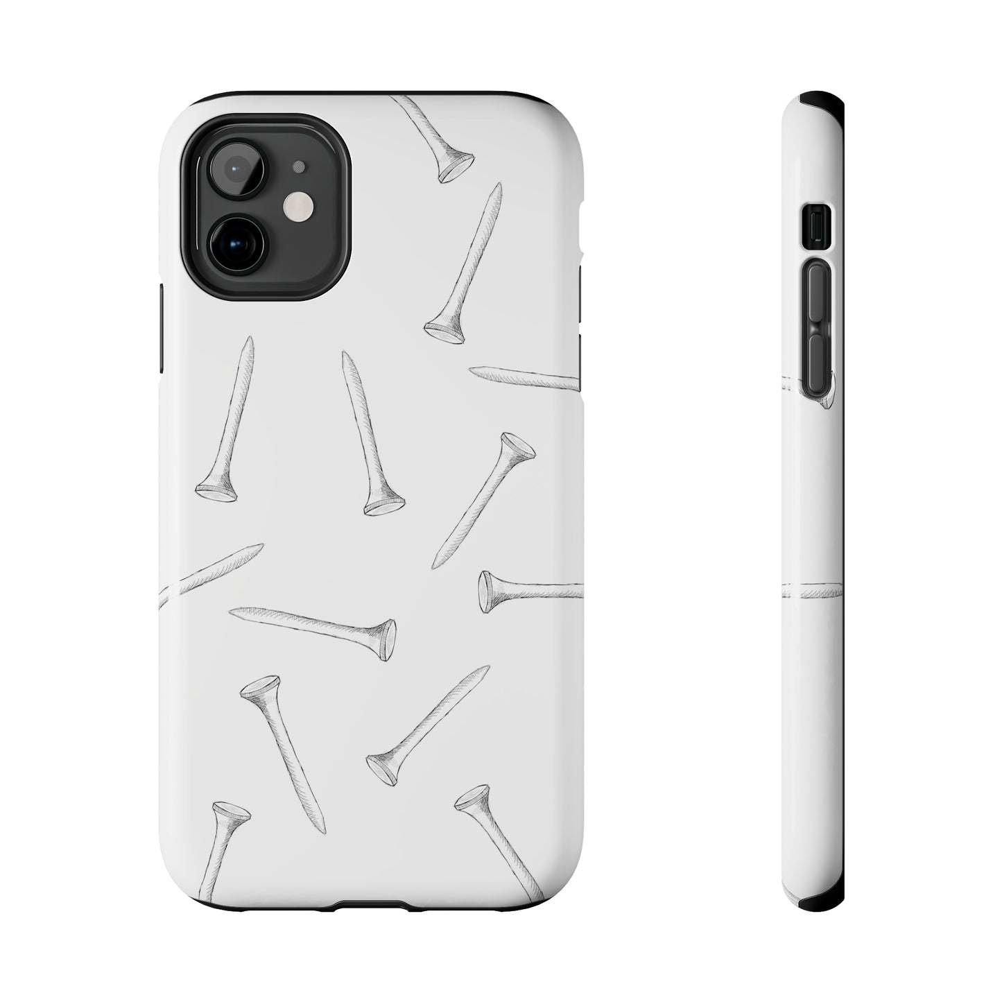 Tough Phone Cases - Golf Tee Pattern