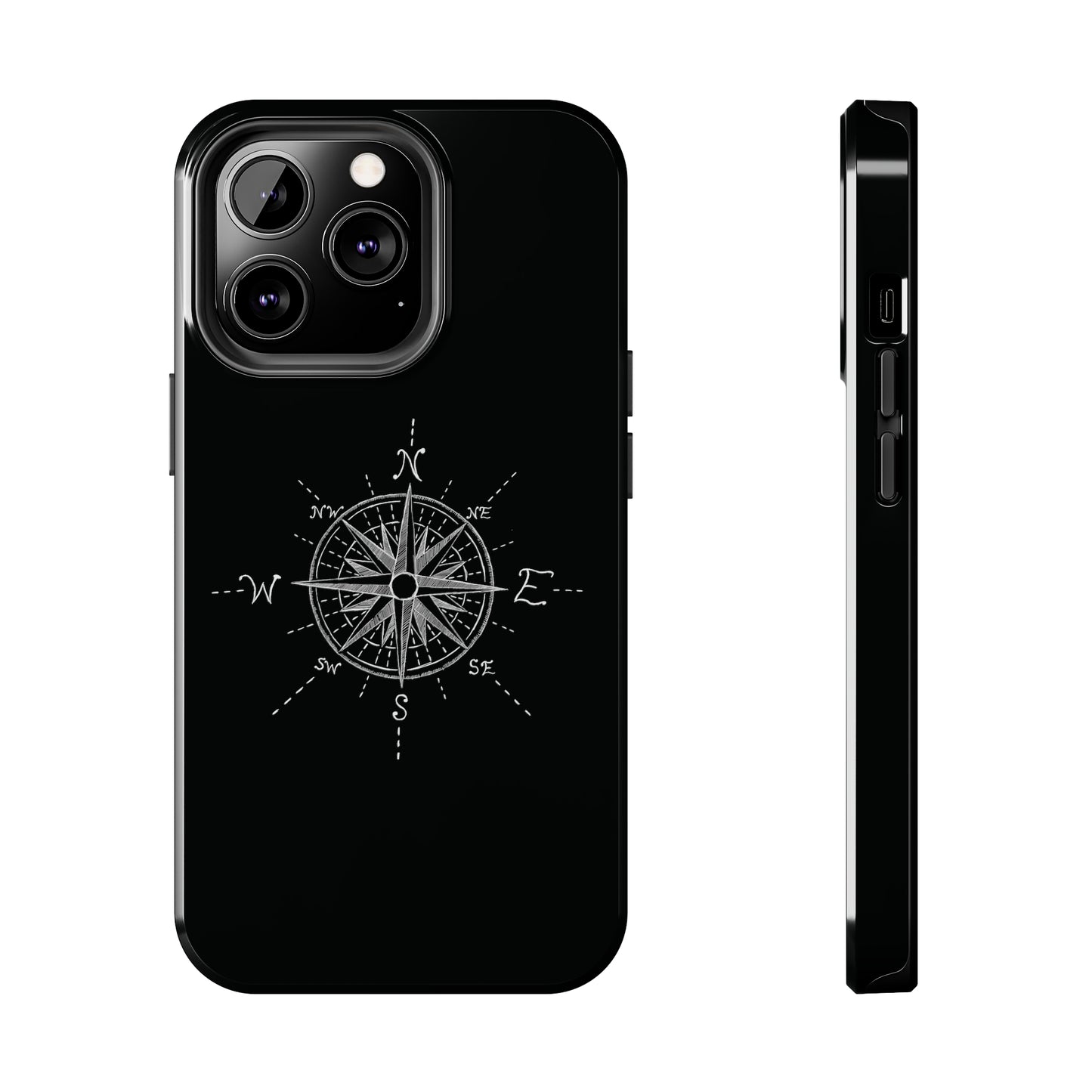 Tough Phone Cases - Compass Rose Illustration