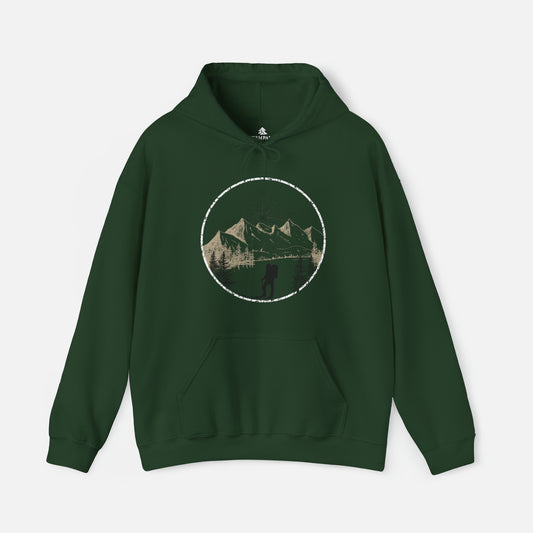 🏔️ Hiking Scene Graphic - Adult Hoodie