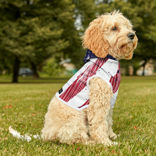 🇺🇸 American Flag Graphic - Pet Hoodie