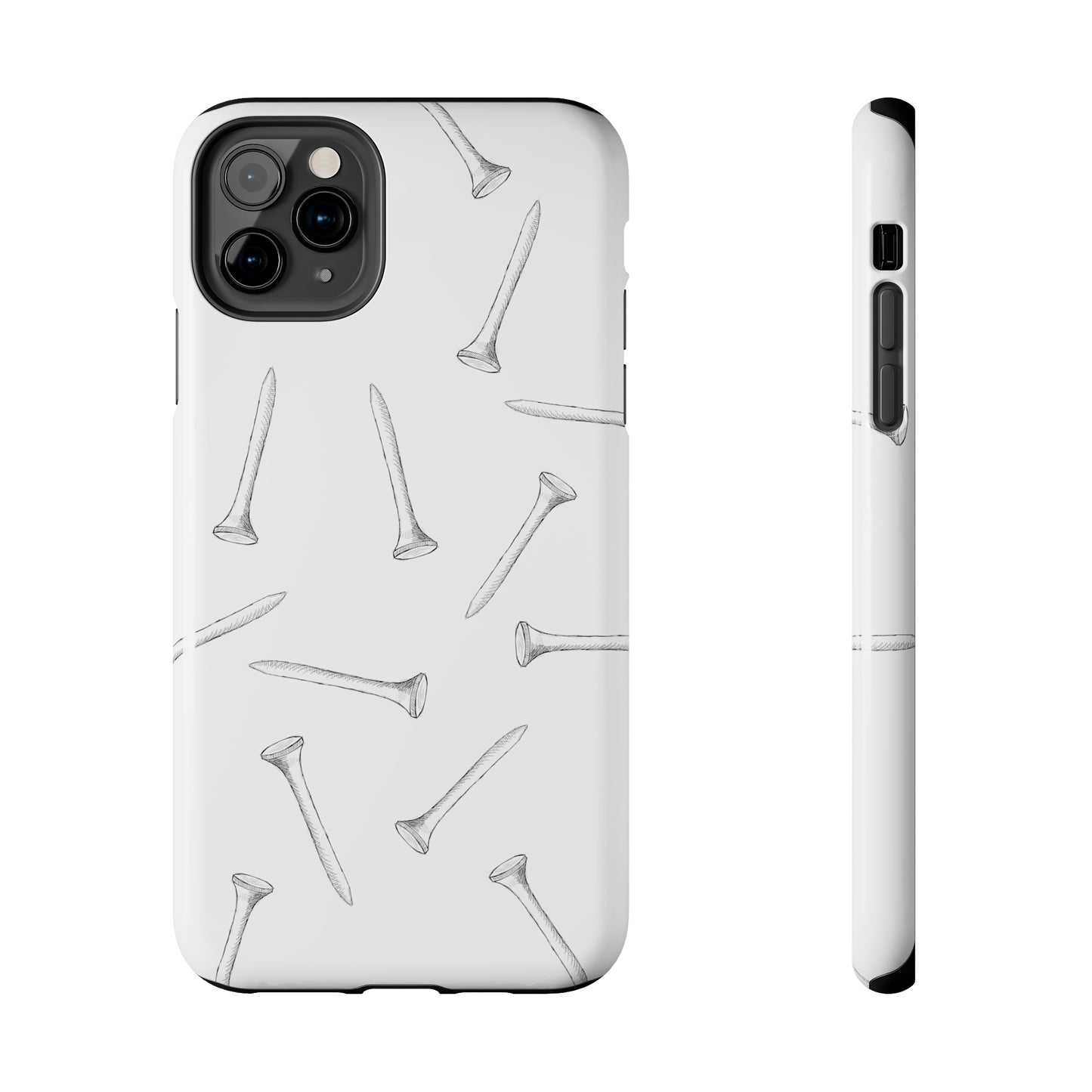 Tough Phone Cases - Golf Tee Pattern