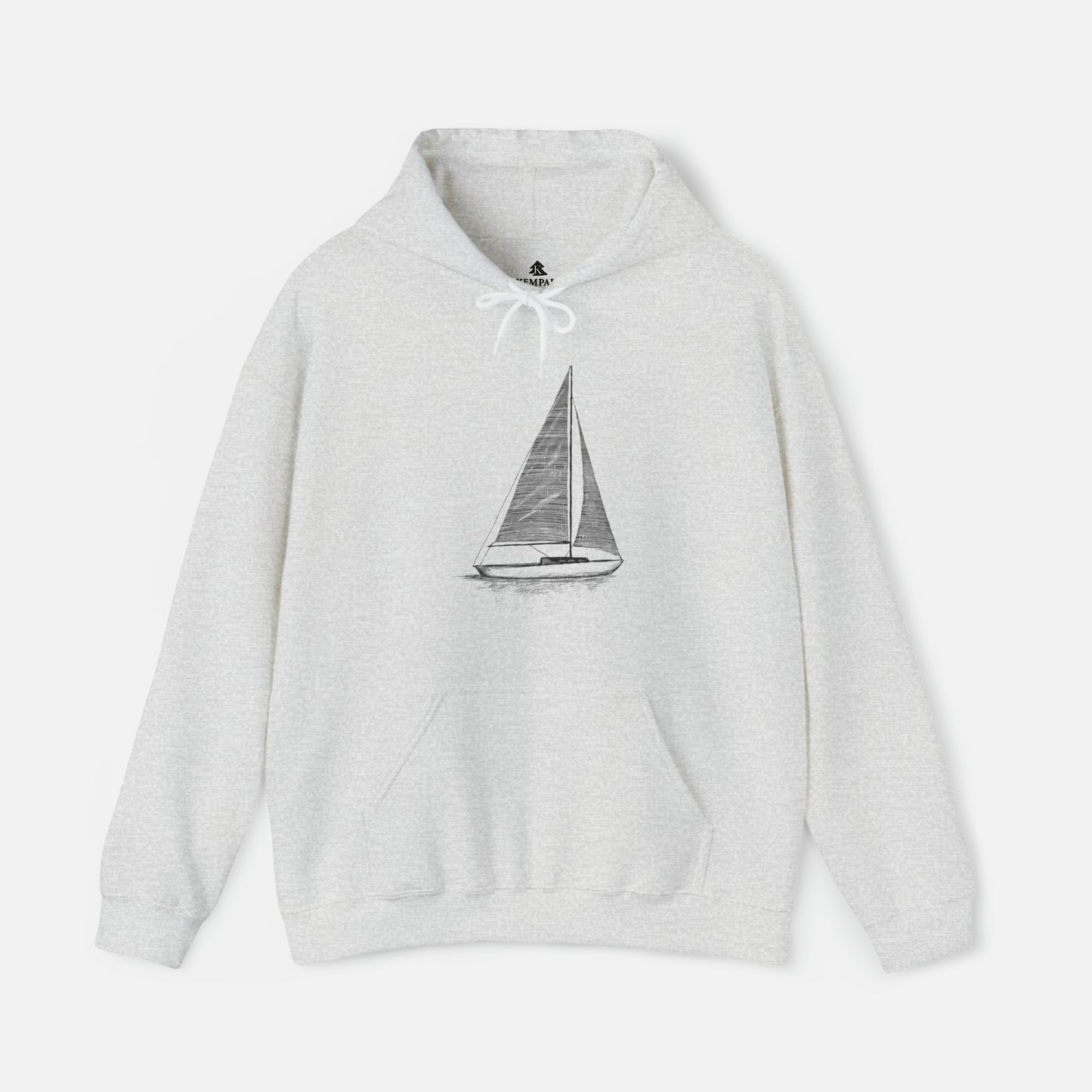 ⛵ Sailboat Graphic Hooded Sweatshirt