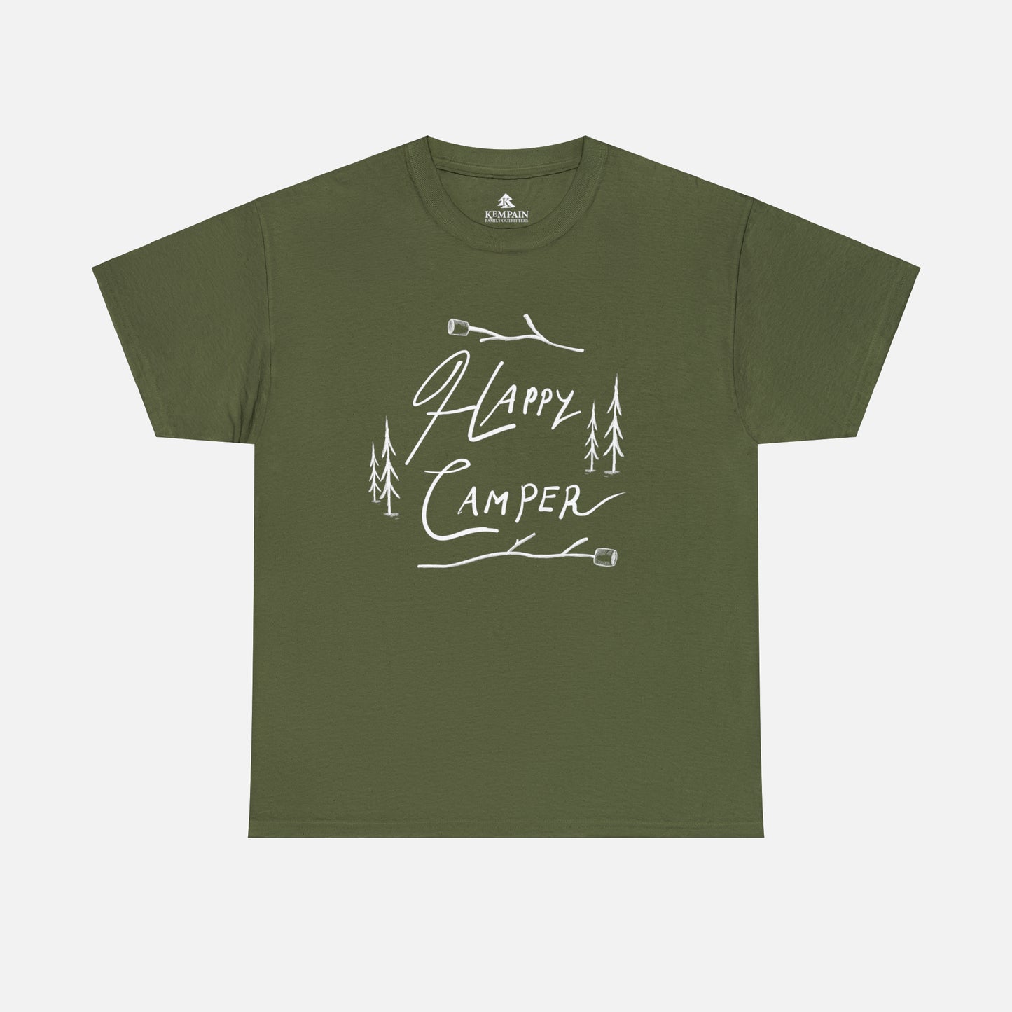 Happy Camper - Adult Cotton Tee