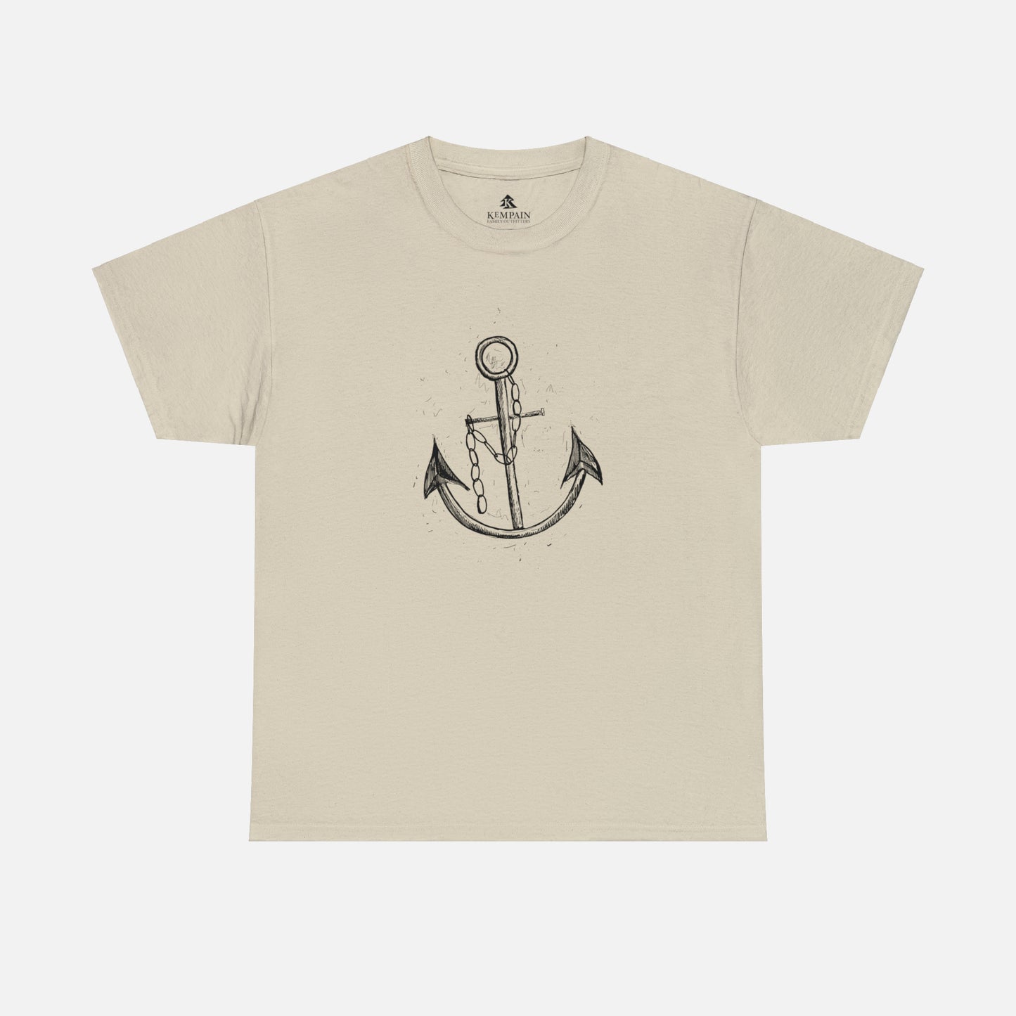 ⚓ Ship Anchor Graphic T-Shirt — Heavy Cotton