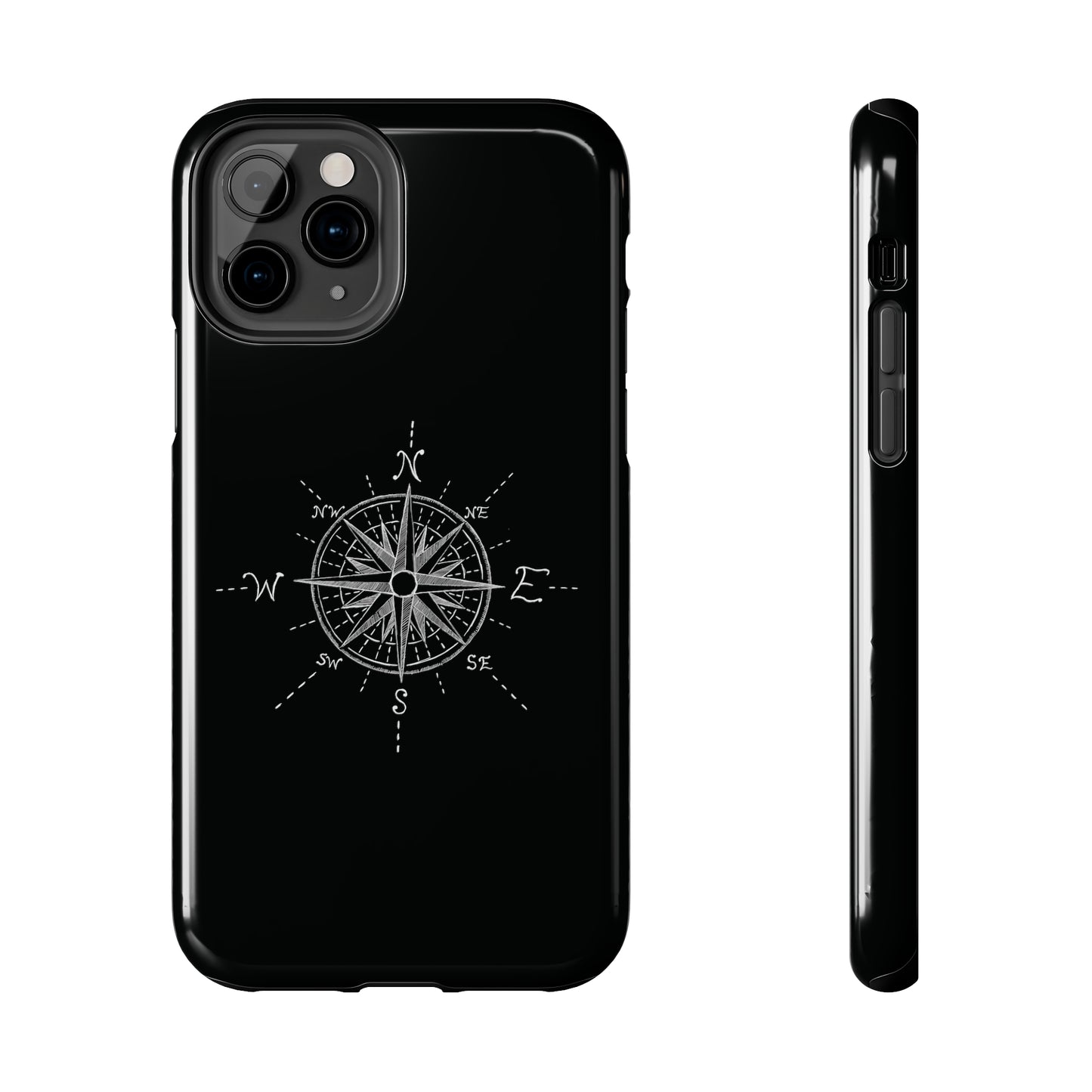 Tough Phone Cases - Compass Rose Illustration