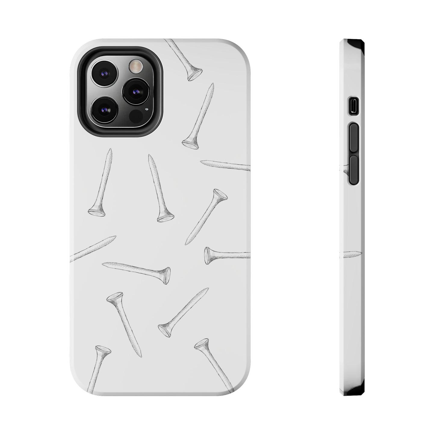 Tough Phone Cases - Golf Tee Pattern