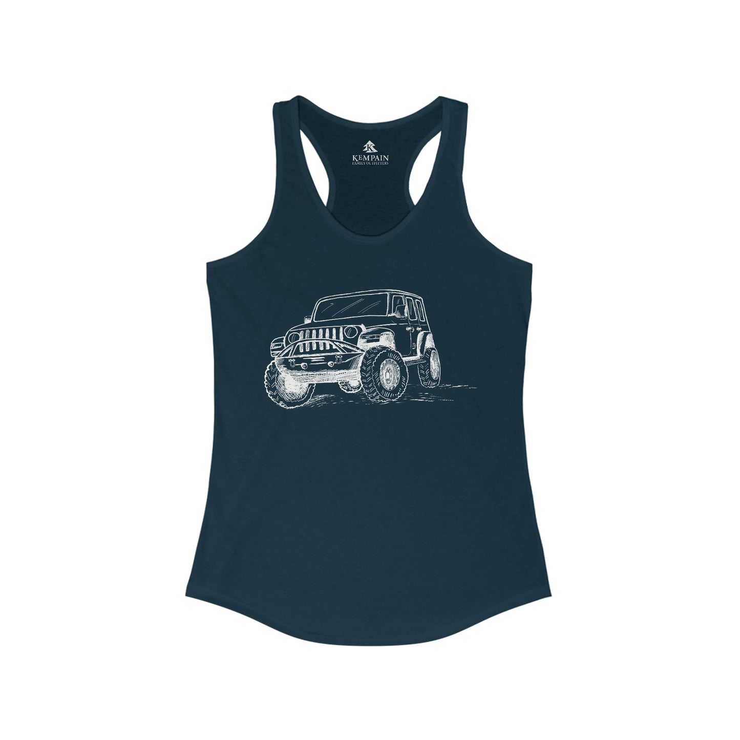 🚙 Off-Road Vehicle Graphic Racerback Tank Top