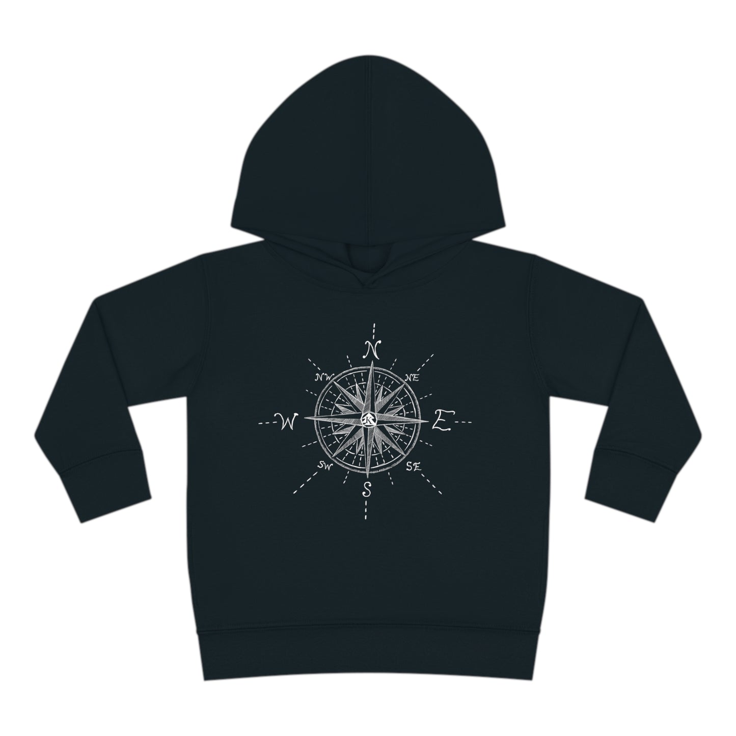 🧭 Compass Rose Illustration - Toddler Hoodie