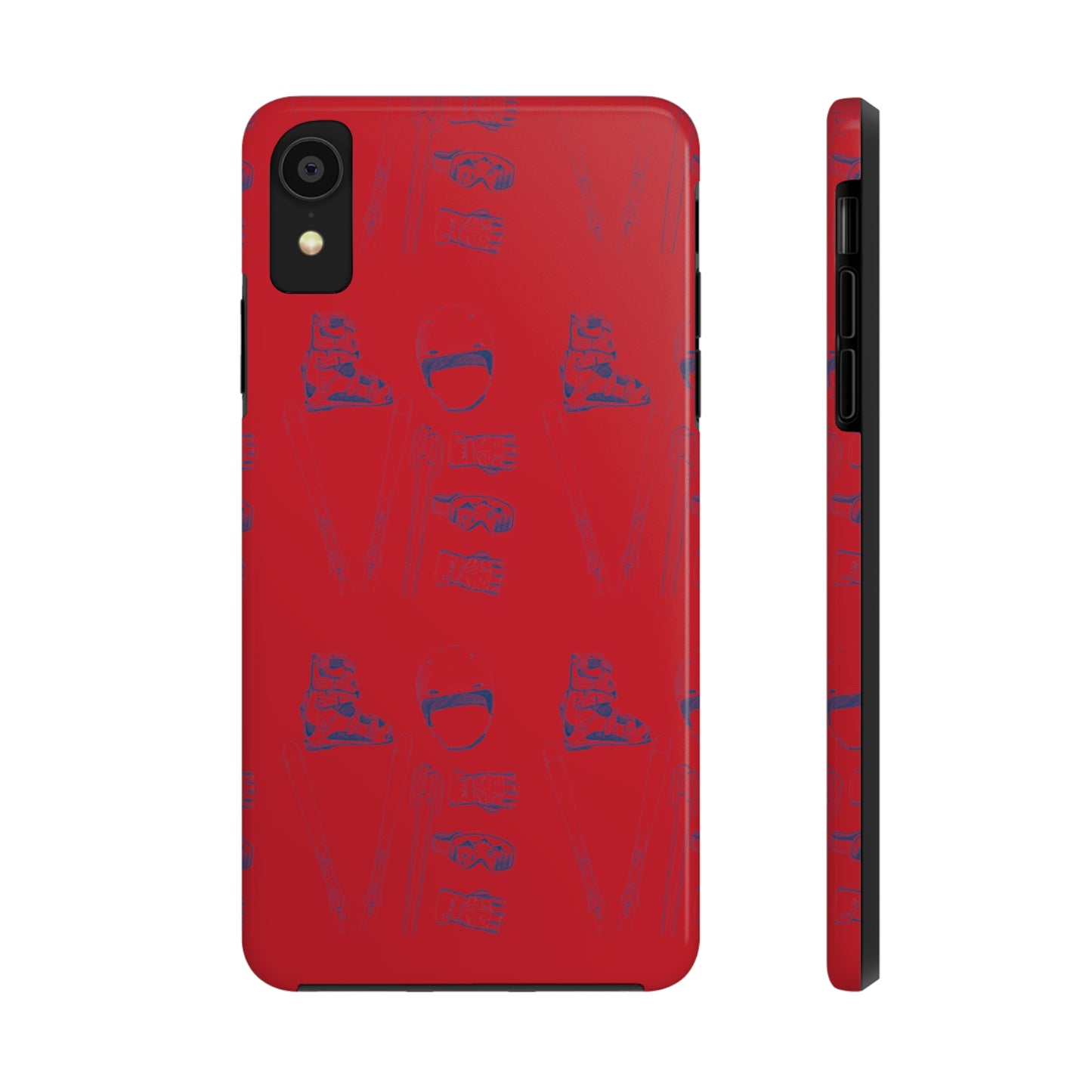 Tough Phone Cases — Ski "LOVE" Pattern