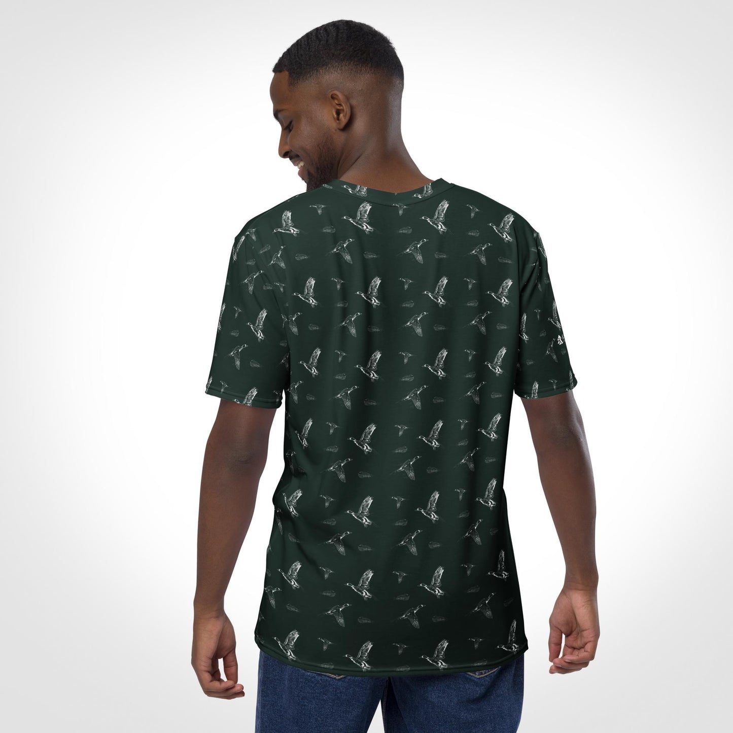 🦆  Flying Duck Pattern - Men's Mid-Weight Jersey