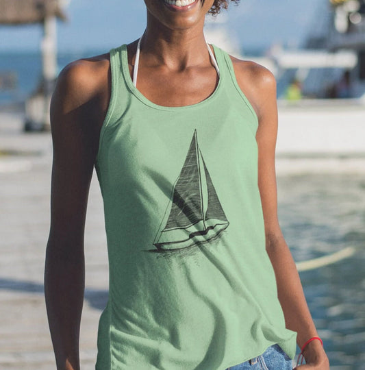 ⛵ Sailboat Racerback Tank Top