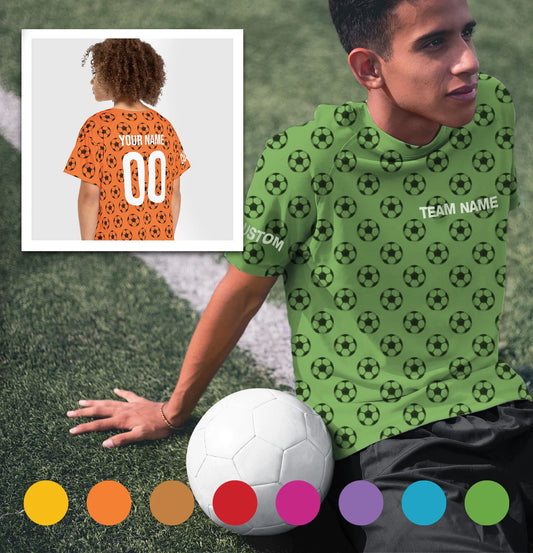 Custom Kid's Soccer Jersey, Personalized Soccer Shirt, Soccer Teams Gift, Soccer Player Gift, Custom Soccer Shirt