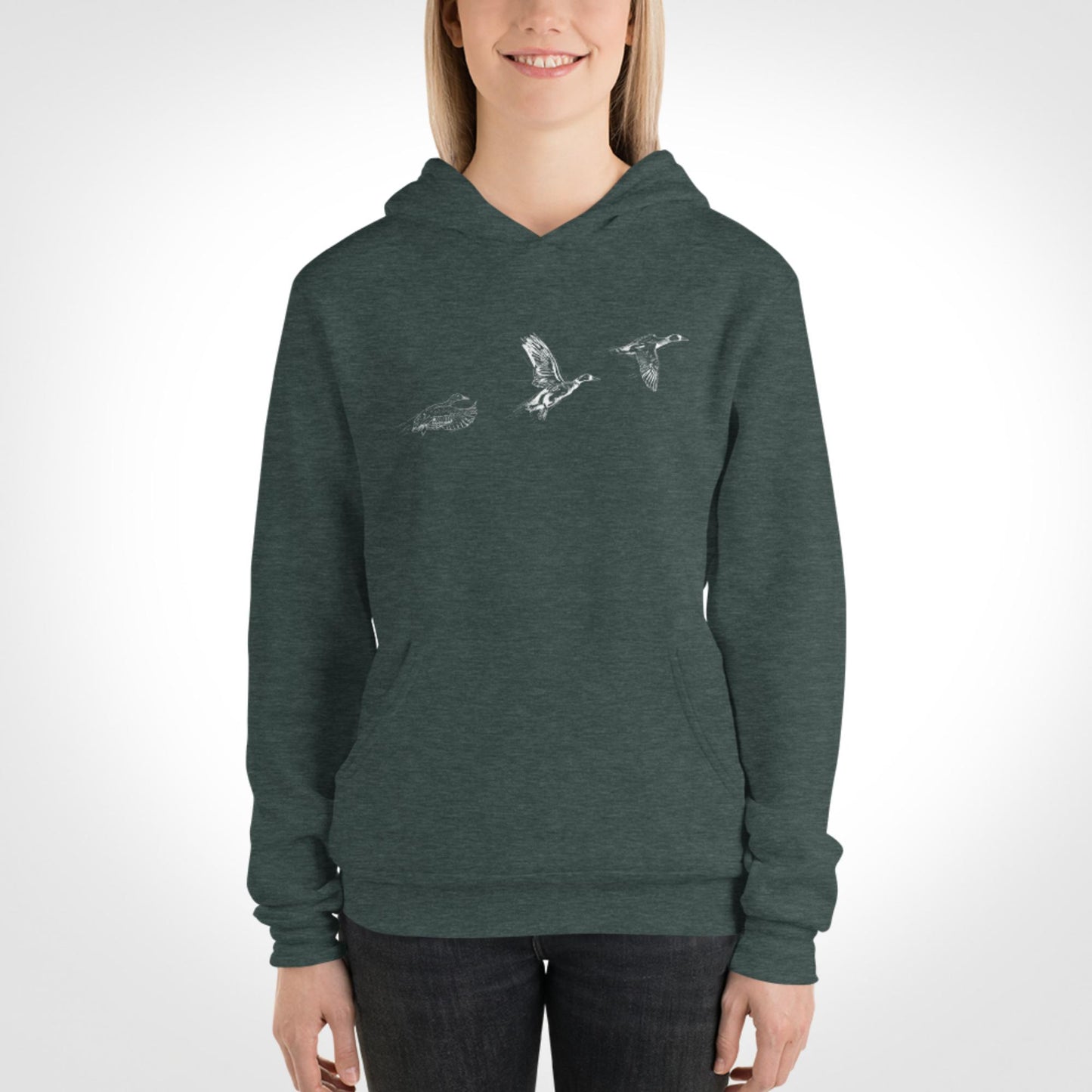 🦆 Flying Ducks Graphic - Adult Unisex Hoodie